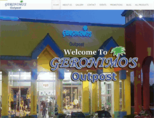 Tablet Screenshot of geronimosoutpost.com